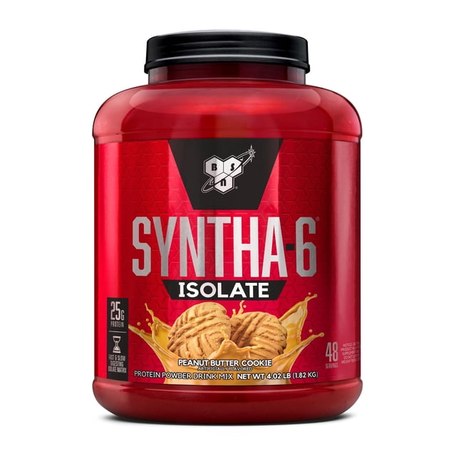 Crema de cacahuete aislada BSN SYNTHA-6 con proteína en polvo, 48 porciones