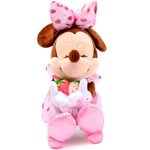 Disney Store Japan Strawberry Minnie Mouse Plush