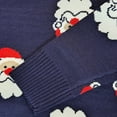 thumbnail image 6 of Bjutir Toddler Boy Christmas Outfit Long Sleeve Bys Tops Girls Winter Christmas Cartoon Knit Sweater Base Warm Sweater For Children Clothes, 6 of 8