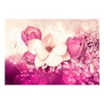 thumbnail image 3 of Tiptophomedecor Floral Wallpaper Wall Mural - Amaranthine Admiration, 3 of 4