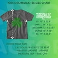 thumbnail image 2 of NYC FACTORY USA Screen Printed Shamrock Youth T-Shirt Distressed Tee Kids Irish Green, 2 of 2