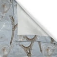 thumbnail image 4 of Ambesonne Eiffel Window Valance, Retro Bicycles Landmark, 54" X 12", Brown Pale Blue, 4 of 5