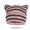Pink, variant on Beret Style Winter Cat Ears Hat for Cold Weather Cozy Thick Knit Cap Warm Accessory