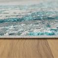 thumbnail image 4 of Luxe Weavers Modern Abstract Turquoise 5x7 Area Rug, Indoor Carpet, 4 of 10