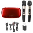 thumbnail image 4 of Gupbes Wireless 5.0 Karaoke Machine 2X Microphone System Home KTV Sound Card, 4 of 8