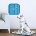 thumbnail image 4 of Almohadilla para de silicona para perros, tazones es para alimentador Rallentare, alimentación mascotas, juguetes para , - Azul, L Colco Alfombrilla para lamer, 4 of 8