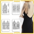 thumbnail image 2 of Waterproof Thai Style Queen Memorial Temporary Tattoo Sticker | Large Arm Body Art Decal for Events, Festivals & Cosplay, Easy Application & Removal, 2 of 8