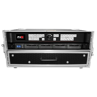 Pro X T-18RSS 18U DJ Amplifier Audio System Rack Case, ATA300, 3/8 ...