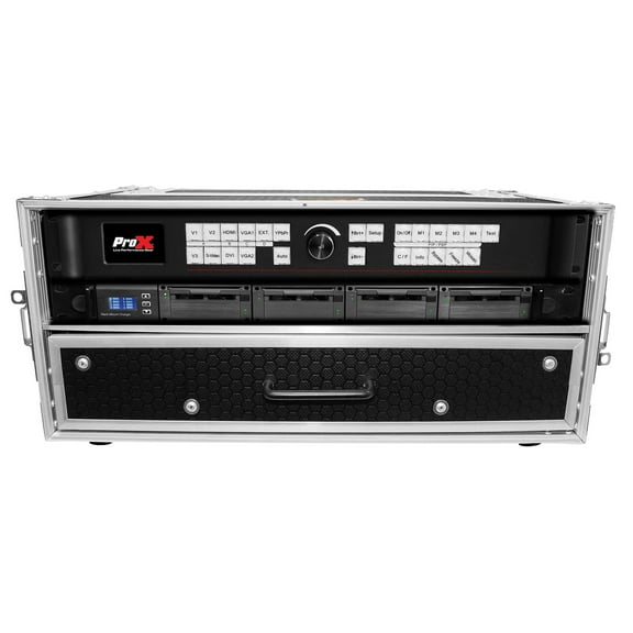 ProX XS-WM2U2DR 2U Rack Case with 2U Rack Drawer