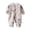 a23-Khaki, variant on KPOPLK Baby Boys Pajamas One Piece Boys Button Down Long Sleeve Footless Sleepers for 0 3 6 9 12 18 Months Size 0-3 Months