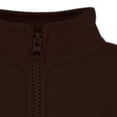 thumbnail image 5 of Creative Knitwear Kids Unisex Full Zip Polar Fleece Vest, Brown, Sizes 12M - Size 6, 5 of 7