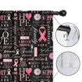 thumbnail image 4 of Blackout Kids Curtains,Pink Breast Cancer Awareness Pattern Childrens Insulated Curtains Set Of 2,Bedroom Essentials,Toddler Room Decor 42"x54", 4 of 5