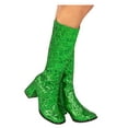 Adult GoGo Boot Green Halloween Costume Accessory