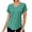 Green 1, variant on Gym Tops for Women Short Sleeve Gym Wear Women V Neck T-Shirts Loose Fit Gym Clothes