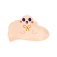 thumbnail image 7 of Ouuluon Cute Sturdy Ghost Paper Plates Set of 10, 10x6 in Convenient Disposable Halloween Party Supplies for Candy Cake Snack, 7 of 7