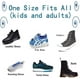 thumbnail image 2 of Cordones elásticos sin atar para niños y adultos, con cinta de bloqueo, 6 pares, reemplazan los cordones sin atar para zapatillas deportivas, 2 of 6