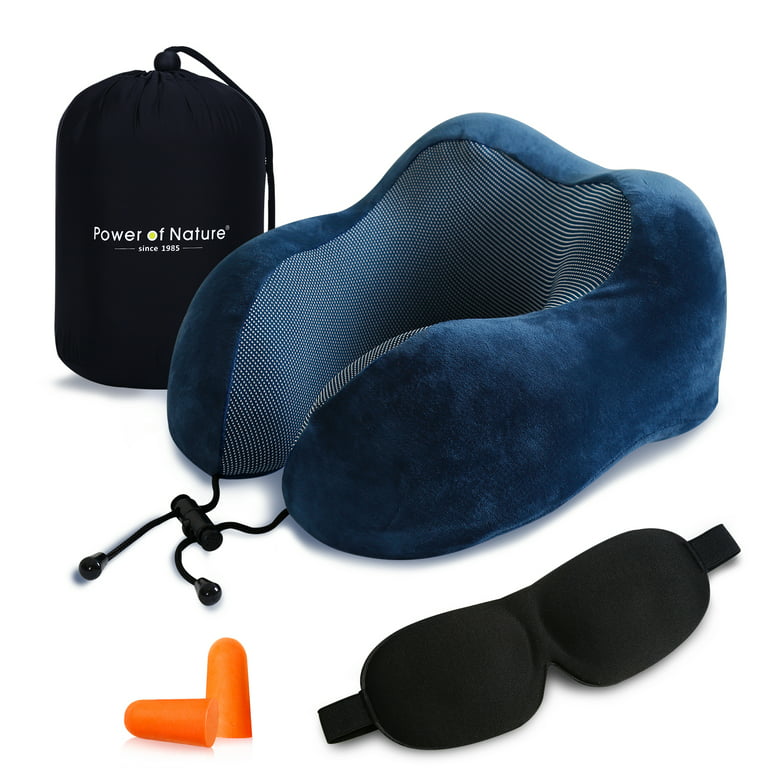 U Shaped Memory Foam Travel Pillow Neck Support Head Rest Car Plane Soft  Cushion