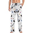 thumbnail image 4 of Top-kevin Police Car Pajama Pants Horn Handcuff Intercom Men's Pajama Bottoms Lounge Sleepwear PJs Casual Sleep Pants, 4 of 6