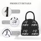 thumbnail image 4 of Fotbe I love Math Bolsa de Almuerzo con Estampado, Lonchera Aislada, Contenedor de Comida Reutilizable Tipo Cooler a Prueba de Fugas, 4 of 6