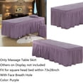 thumbnail image 2 of GUOOL Bed Linings Massage Table Sheet Sets,Solid Color Non-Slip Beauty Bed Cover Three, 2 of 6