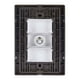 thumbnail image 3 of Placa Armada Inoxidable Con Toma Coaxial Salida T.V. Igoto Gris Oscuro INOX1011, 3 of 3