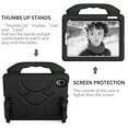 thumbnail image 4 of Allytechgroup Kids Shockproof Case for Apple iPad mini 6th Generatio 8.3 Inch, Silicone EVA Handle Stand Protective Kids Friendly Lightweight Tablet Case Cover Girls Boys, Black, 4 of 7