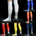 thumbnail image 4 of Towel Bottom Running Men's Socks Breathable Extra Long Hiking Soccer Socks Long Football Socks Cycling Socks Sports Socks WHITE, 4 of 8
