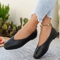 thumbnail image 4 of Norvail Flat Shoes for Women Slip On Comfortable Breathable Walking Ballerina Cute Ballet Flats Pumps Low Wedge Dolly Shoes One Step Easy Wear, 4 of 6