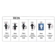 thumbnail image 2 of Wweixi 100 Pcs Clip de Fixation Auto pour Voiture, Rivets, Pare-Chocs, Panneau de Garniture Type2 1Ensemble, 2 of 6