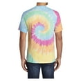 thumbnail image 2 of Mafoose Men's Short Sleeve Tie-Dye Male Cotton T-Shirts Pastel Rainbow L, 2 of 6