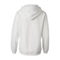 thumbnail image 3 of Ladies' Sydney Brushed V-Neck Hooded Sweatshirt - WHITE - S, 3 of 3