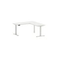 thumbnail image 1 of Motionwise M4 EXEC Series 60” x 60” Bureau en L Électrique à Hauteur Réglable Assis-Debout (Blanc), 1 of 5