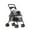 Grey, variant on Dbuoem 4 Wheels Dog Cat Stroller,Dog Cat Cage Stroller with Cup Holder,Breathable and Visible Mesh for Small Dog