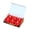 Red, variant on Dserhfy 6 Pcs Diwali LED Lotus Candles Flameless Lotus Tea Light Battery Operated Flickering Buddhist Lamp for Home Desktop Centerpiece