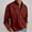 Wine, variant on LJEFF Men Shirts Casual, Pocket Business Collared Solid Color Shirts Long Sleeve for Men Brown