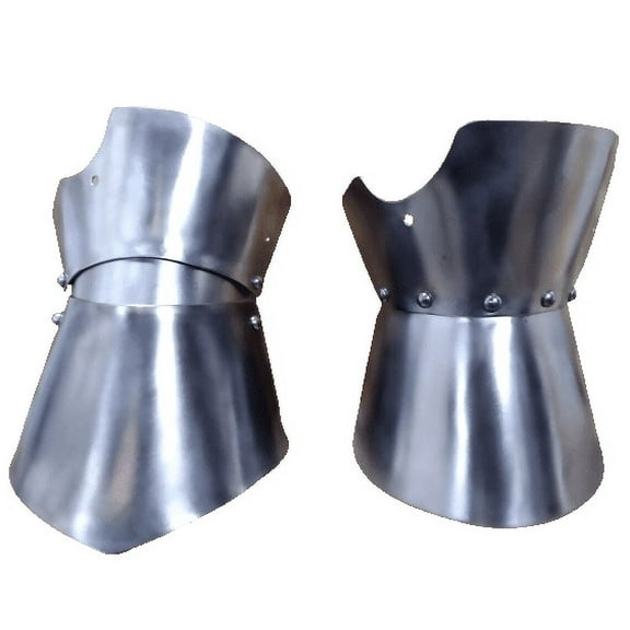 SCA Demi Gauntlet hourglass articulated half gaunts Larp 18ga mild steel