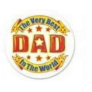 Best Dad in the World 7inch Round Edible Photo Image Cake Decoration
