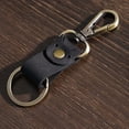 thumbnail image 4 of Llavero clásico, llavero de negocios unisex con trabilla para cinturón, soporte para llavero Negro Yotijar Llavero para hombre, 4 of 8