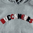 thumbnail image 4 of Women's The Wild Collective Gray Tampa Bay Buccaneers Cropped Pullover Hoodie, 4 of 4