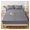Gray, variant on Waterproof fitted sheet, with pillowcase mattress protector, thickening mattress covers, all-inclusive bedspread, washed cotton mattress cover, machine washable