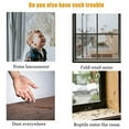 thumbnail image 4 of D Shape Weather Stripping for Small Gaps  Self-Adhesive Foam Seal Strip for Windows and Doors Jamb Soundproofing Weatherstrip  Easy Installation(White), 4 of 13