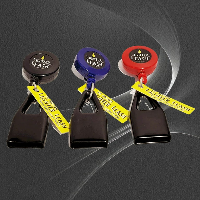 The Original Retractable Lighter Leash Clip Holder Assorted Colors (Fits  Standard BIC Lighters)