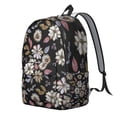 thumbnail image 2 of Floral Print Laptop Backpack for School College Teens Adults, Large Capacity Bookbag with Protective Sleeve, Durable Commuting Travel Backpack, Sunflower Flowers Design Unisex Gift Idea for Work, 2 of 5