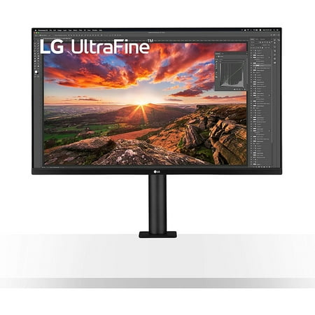 Open Box LG 32UN880-B 32" Ultrafine Display Ergo UHD 4K IPS Display with HDR 10 Compatibility and USB Type-C Connectivity, Black