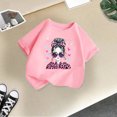 thumbnail image 5 of MEZZALL Kids Girls Cute Graphic Cartoon T-Shirts Round Neck Short Sleeve Tee Summer Casual T Shirt Tee Leisure Baby Toddler Dailywear, 5 of 5