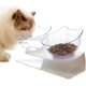 thumbnail image 1 of Double gamelle pour Chat , mangeoire à 15 °, inclinée et antidérapante, protège Les vertèbres cervicales, Bol Amovible pour Animaux de, 1 of 4