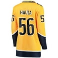 thumbnail image 3 of Women's Fanatics Erik Haula Gold Nashville Predators Home Breakaway Player Jersey, 3 of 3