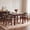 Brown Walnut, variant on COLAMY NOYA Luxe Dining Chair, Fully Assembled Solid Wood Mid-Century Modern Kitchen Chair, Upholstered Red Oak Accent Chair with 300lbs Capacity, Oatmeal Natural