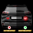 thumbnail image 4 of Uxcell Reflective Stripe Stickers, High Visibility Reflective Decals Safety Warning Decals for Cars Motorcycles Red, 4 of 7