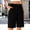 (Fashion 37)Black, variant on Half Workwear Pants for Women Summer Casual Solid Color Fashionable Workwear with Pockets Five Quarter Pants